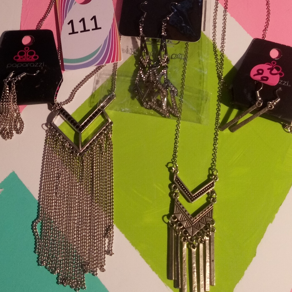 Necklaces and earrings